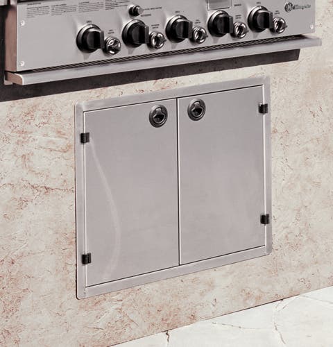 Monogram ZXADYSS Double Stainless Steel Doors