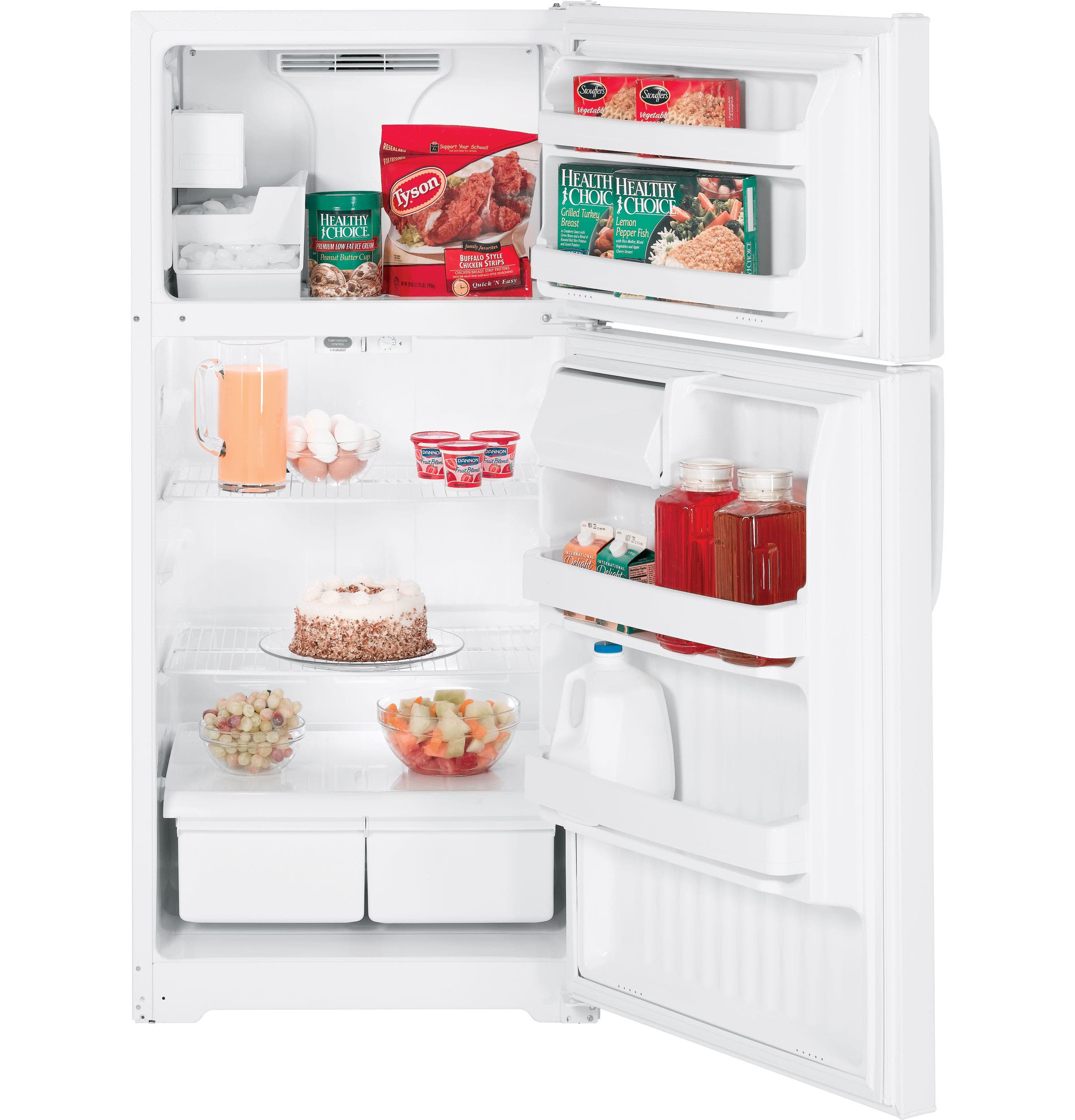 GE GTS16BCSRWW White, Right Hinge Door Swing