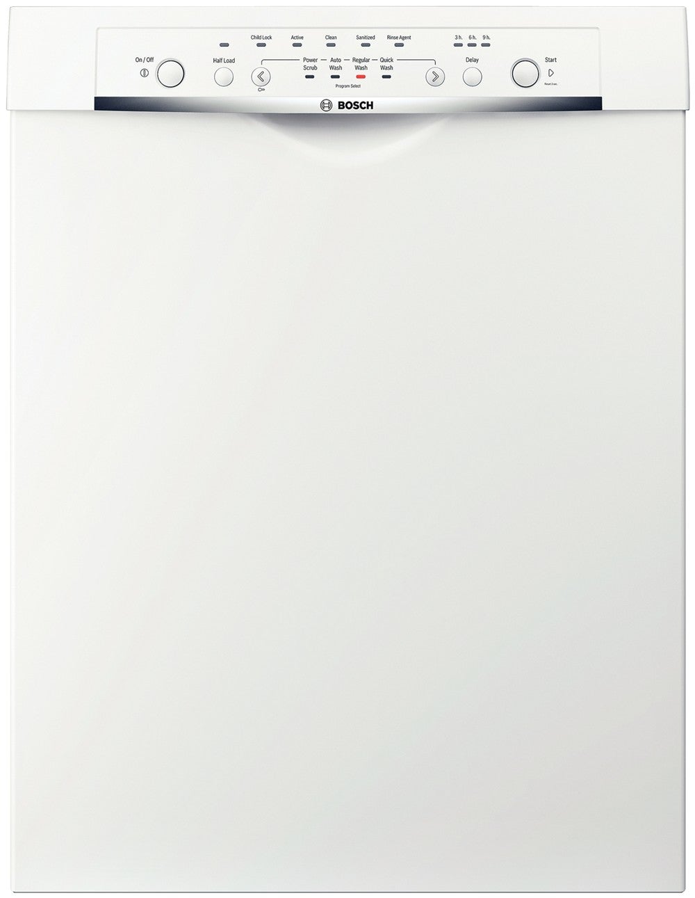 Bosch SHE4AM12UC Full Console Dishwasher with 4 Wash Cycles, ECOSENSE