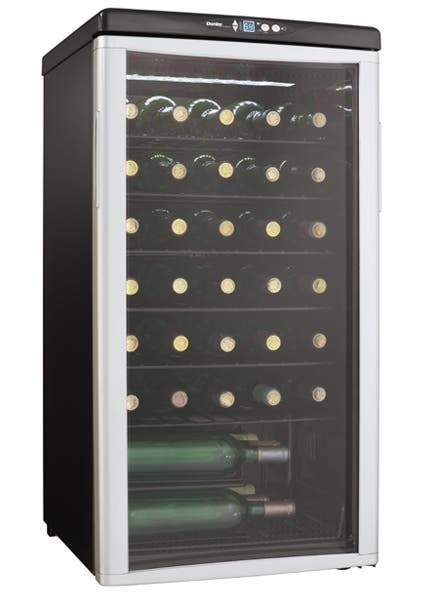 Danby DWC357BLP Black with Stainless Steel Door Trim