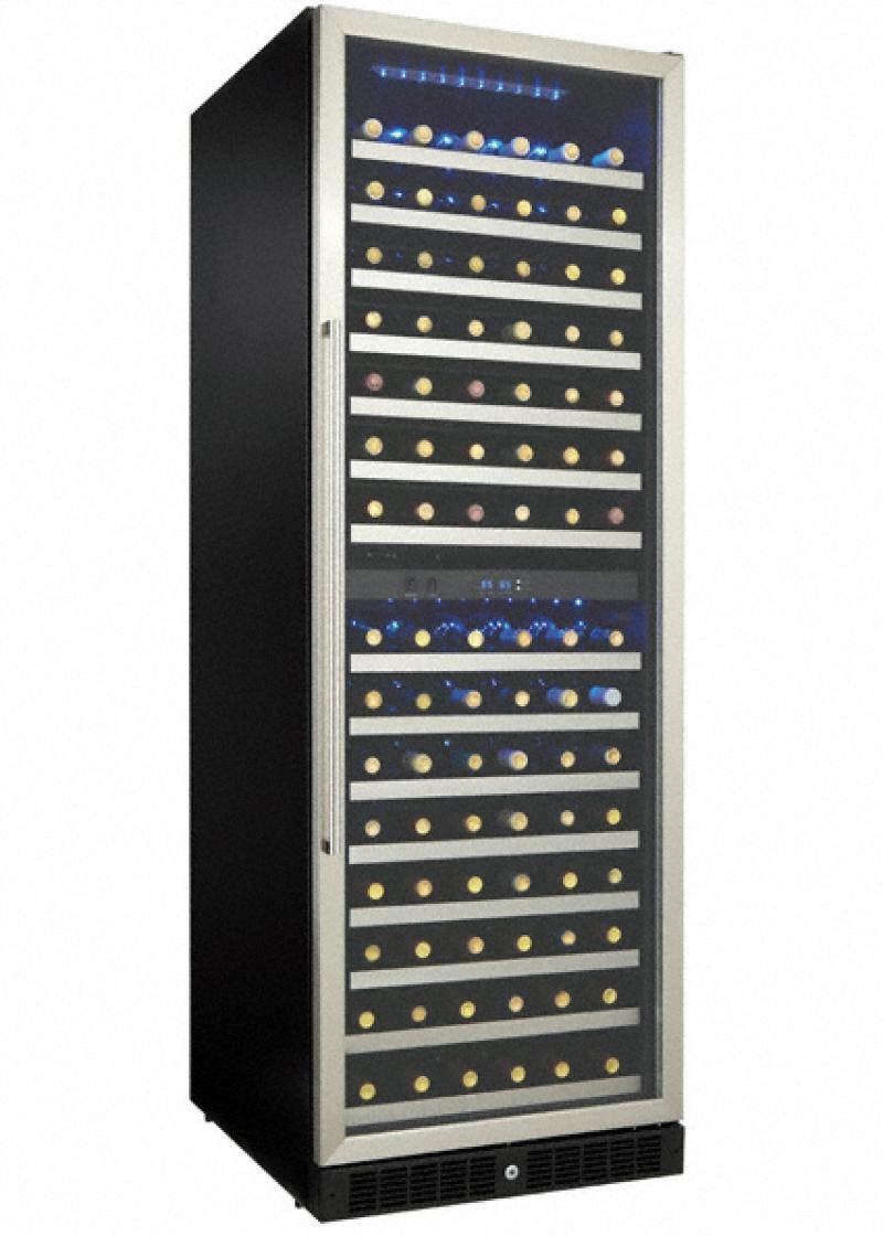 Danby DWC166BLSRH Black with Stainless Steel Door Trim