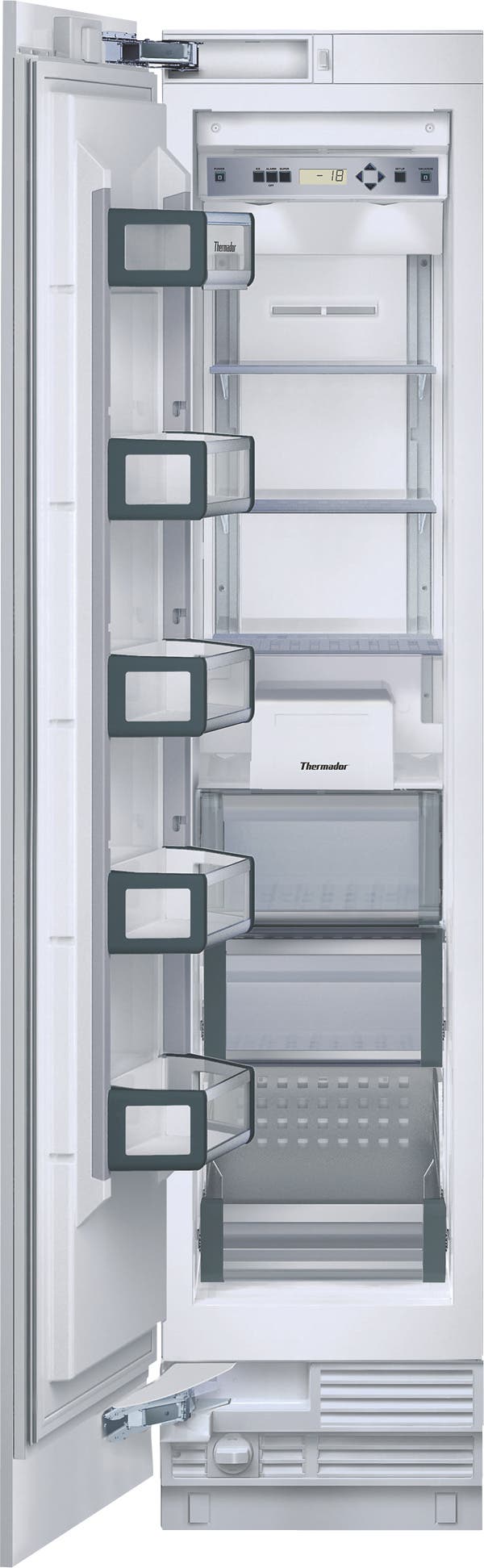 Thermador T18IF70NSP 18" Built-in Fully Flush Freezer Column