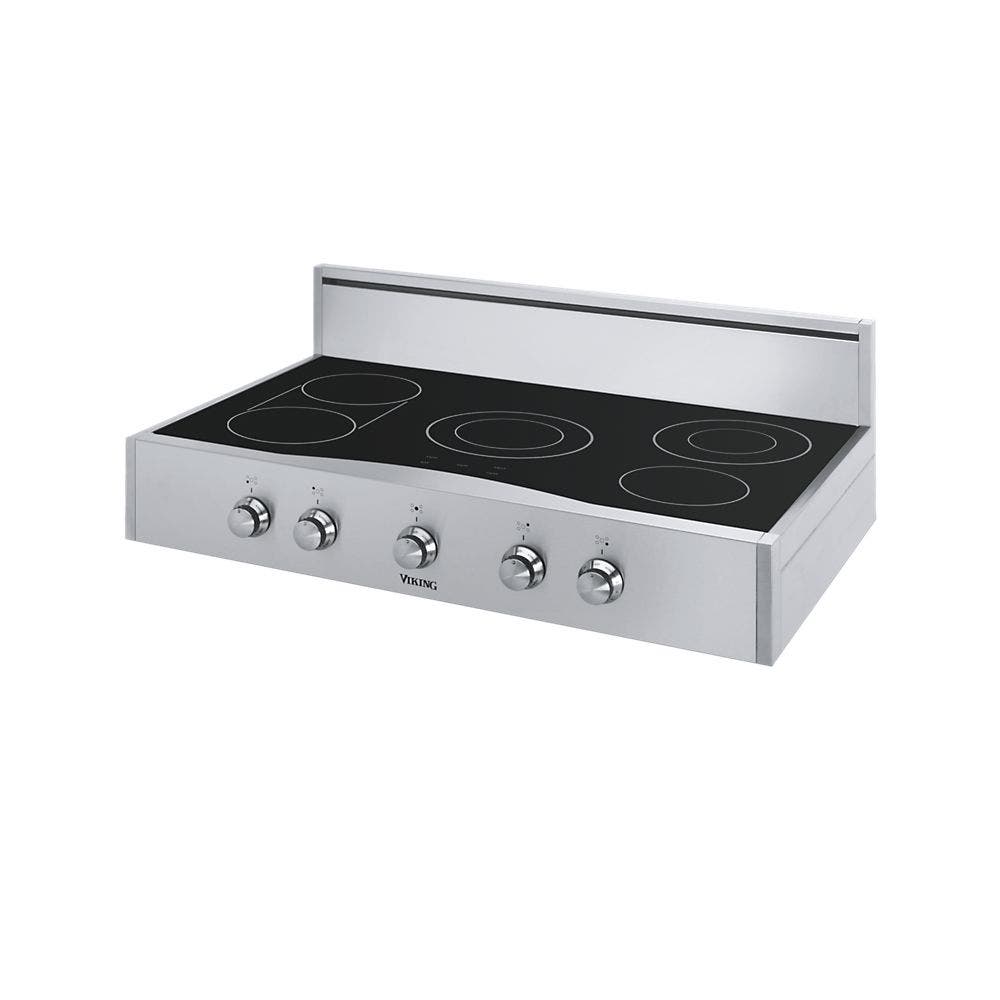 Viking DERT3615BSB Black Glass and Knob Grip