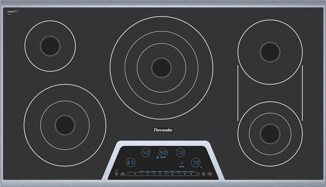 Thermador CET366FS 36" Smoothtop Electric Cooktop with 5 Radiant