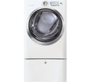 27" Perfect Steam Gas Dryer with 8.0 cu. ft. Capacity, 56 Total Cycles Available, Perfect Tumble, Luxury-Dry System, Touch-2-Open Reversible Door, Moisture Sensor and Wave-Touch Controls