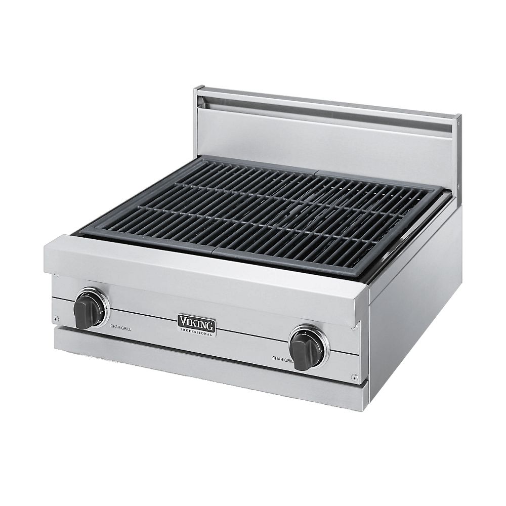 Viking VGQT240SS 24 Inch Gas Char-Grill Specialty Rangetop