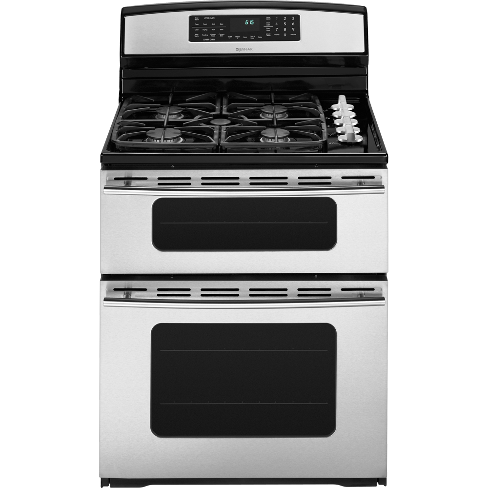 Jenn Air JGR8895BDS 30" Freestanding Gas Double Oven Range