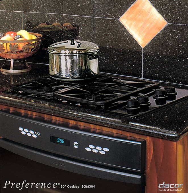 Dacor SGM304B Black/Natural Gas