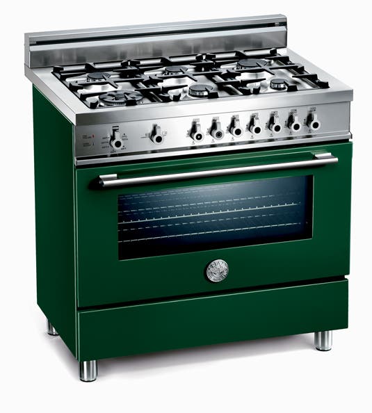 Bertazzoni X365GGVVE Green, Natural Gas