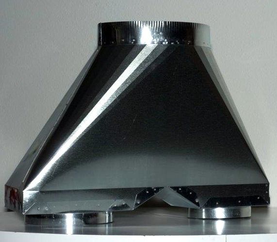 VentAHood VP562 EP Transition 10" Round Duct for Wall Mount Range Hoods EP Transition 10