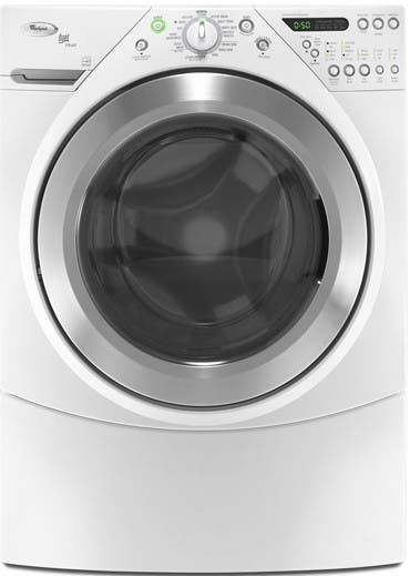 Whirlpool WFW9700VW White with Brushed Chrome Accents