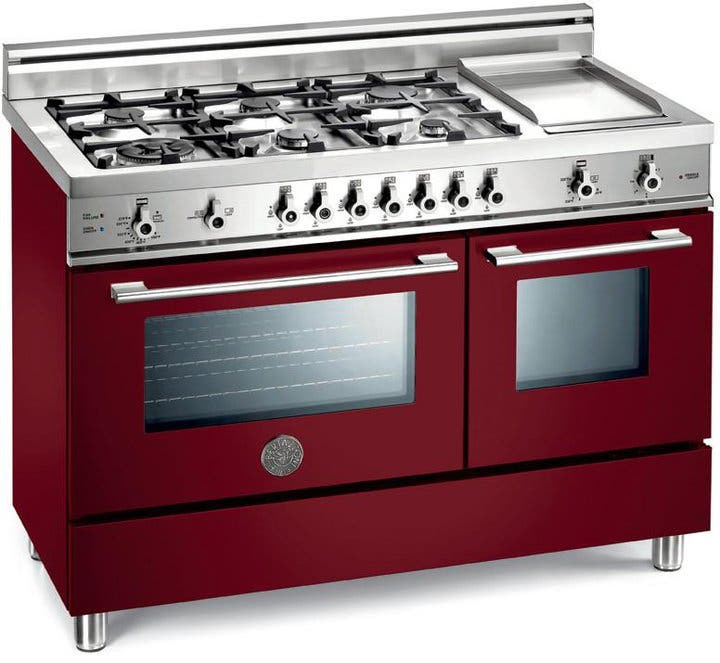 Bertazzoni X486GGGVVI Burgundy, Natural Gas