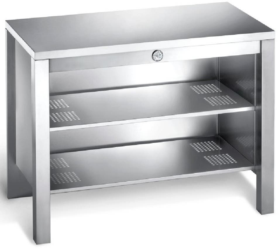 Bertazzoni L48TPX Stainless Steel with 2 Shelves