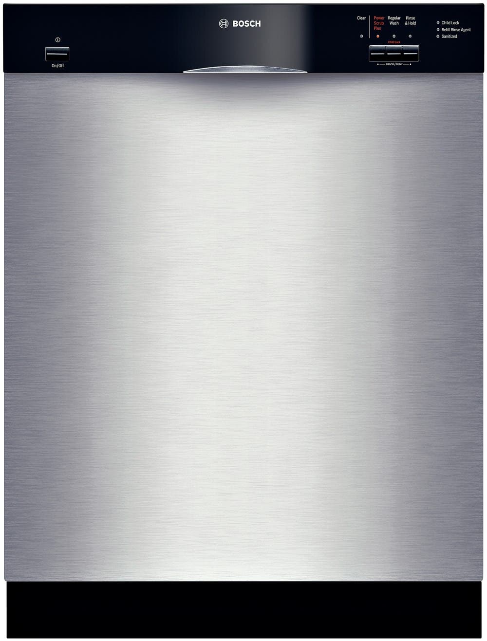 Bosch SHE33M05UC Stainless Steel with Black Control