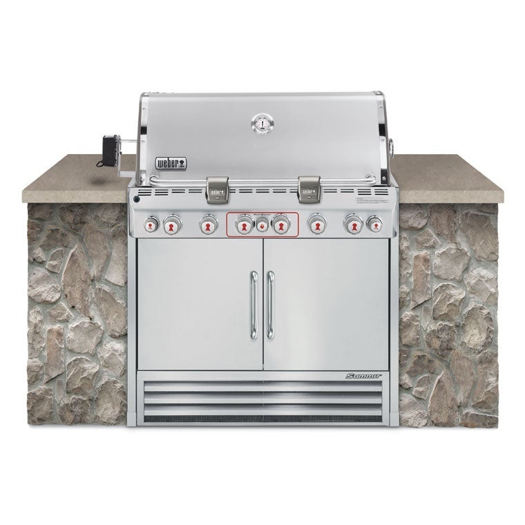 Weber 2770501 40" Builtin Gas Grill with 769 sq. in. Cooking Area, 6