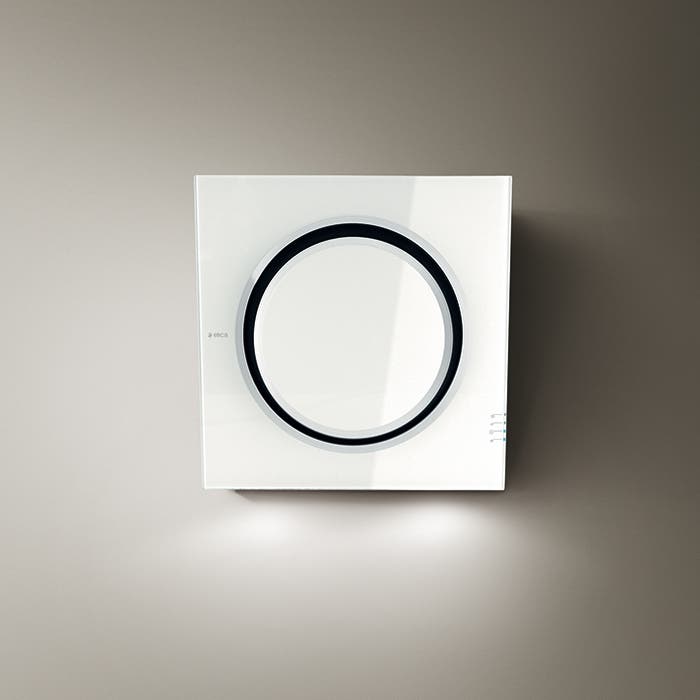 Elica EMI422WT White Glass