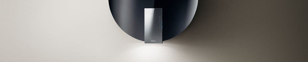 Elica ESP630WT White Glass with Stainless Steel
