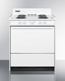 30 Inch Freestanding Electric Range with 4 Coil Elements