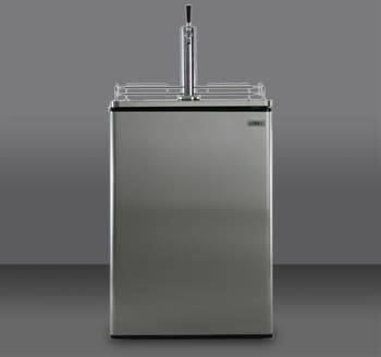 Summit SBC500SSPST Stainless Steel Door/Top and Platinum Sides