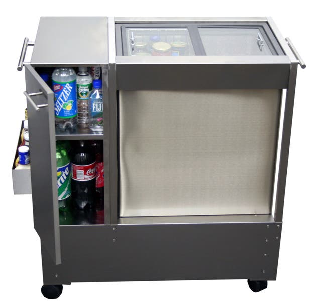 Summit RPC07 39" Portable Outdoor Beverage Cart