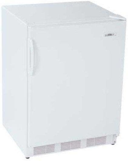 Summit FF7ACKEYPAD White with Glass Shelves