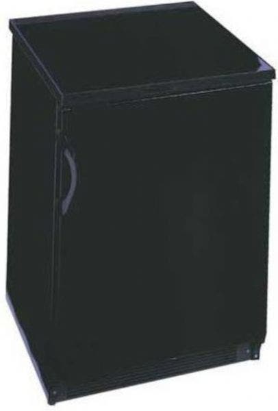 Summit FF7BACKEYPAD Black with Glass Shelves