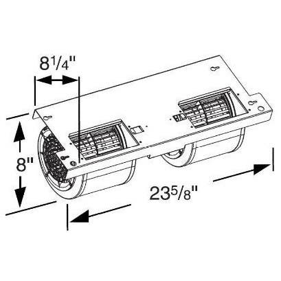 Thermador VTN420B 400 CFM Internal Ventilator