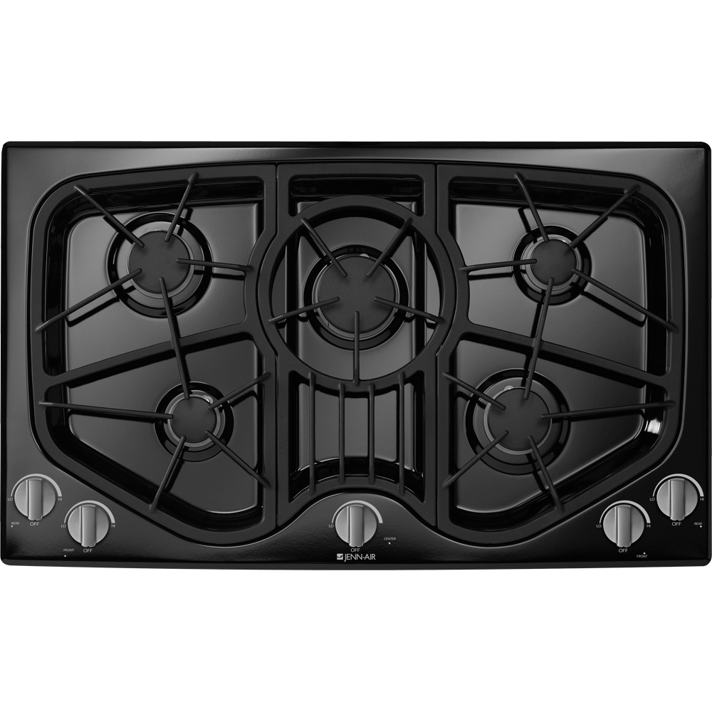 Jenn Air JGC8536BDB 36" Gas Cooktop with 5 Sealed Burners, Continuous