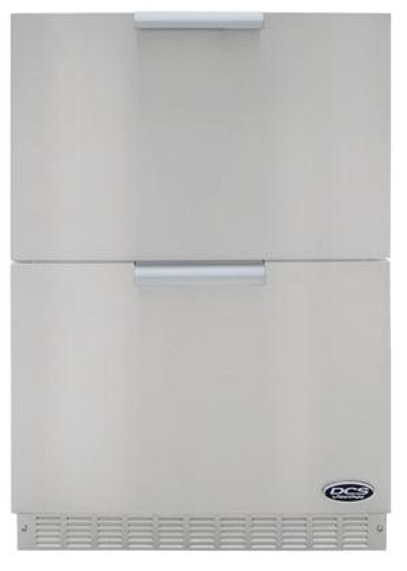 DCS RF24D 24" Built-in Double Drawer Refrigerator
