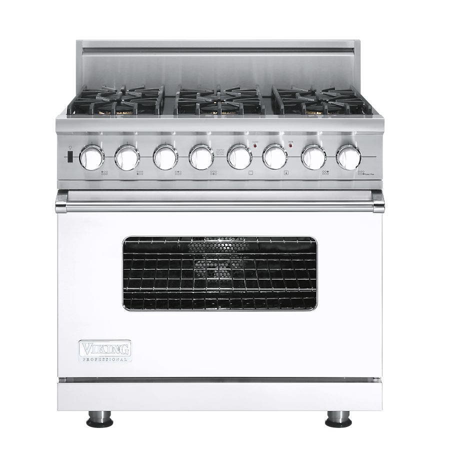 Viking VDSC5366BWH White, Natural Gas
