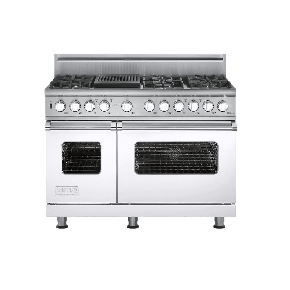Viking VDSC5486QWH White, Natural Gas