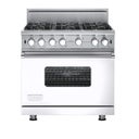 36 Inch Gas Range with 5.1 Cu. Ft. Convection Oven, 6 VSH Pro Sealed Burners with 93,500 Total BTU, VariSimmer Setting for All Burners, Infrared Broiler and Manual Clean