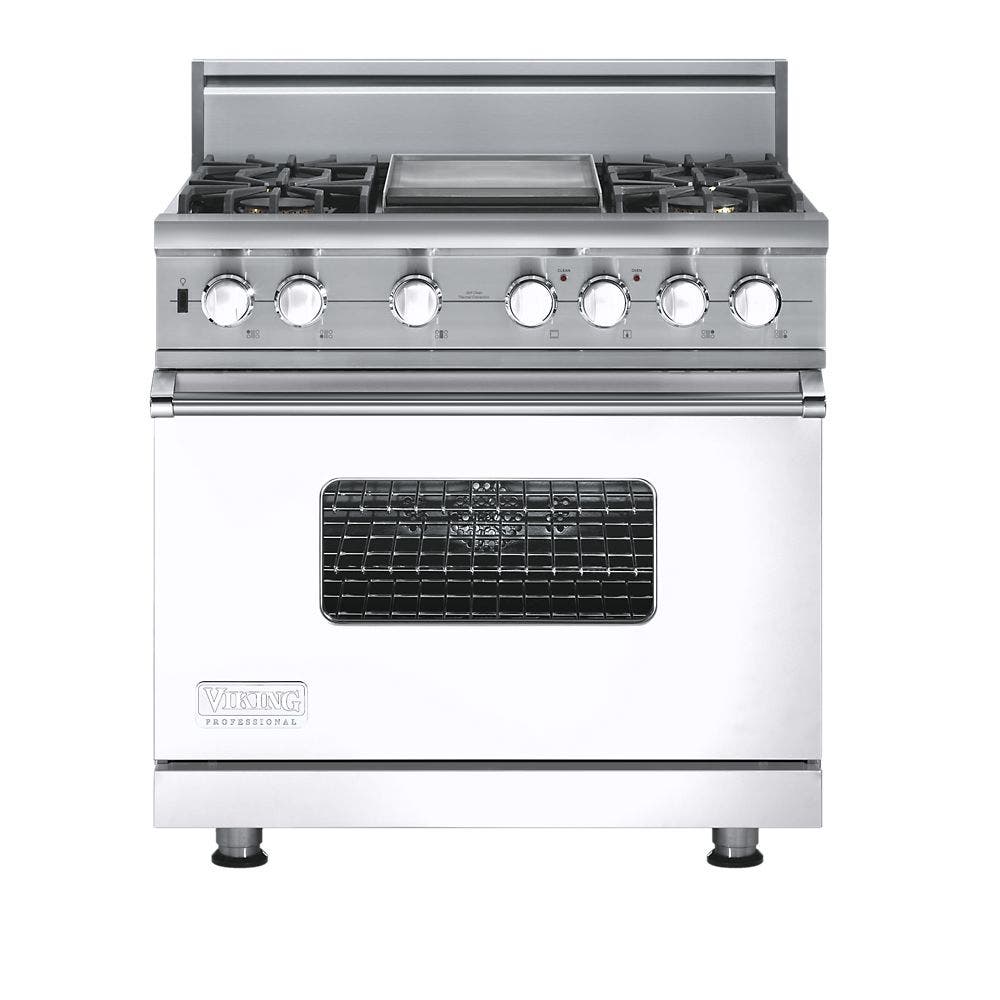 Viking VGSC5364GWH White - Natural Gas