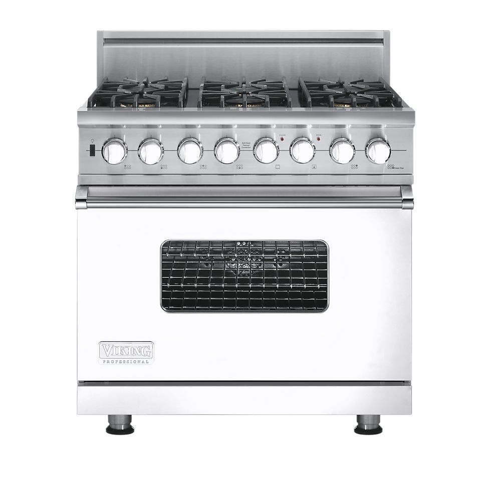 Viking VGSC5366BWH White - Natural Gas