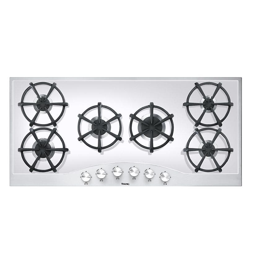 Viking DGCU1556BSW White Glass and Natural Gas