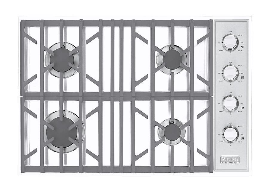 Viking VGSU1034BWH White and Natural Gas