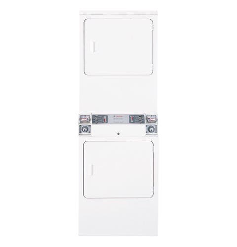 GE DDC4500SWH 27" Commercial Stacked Gas Dryer