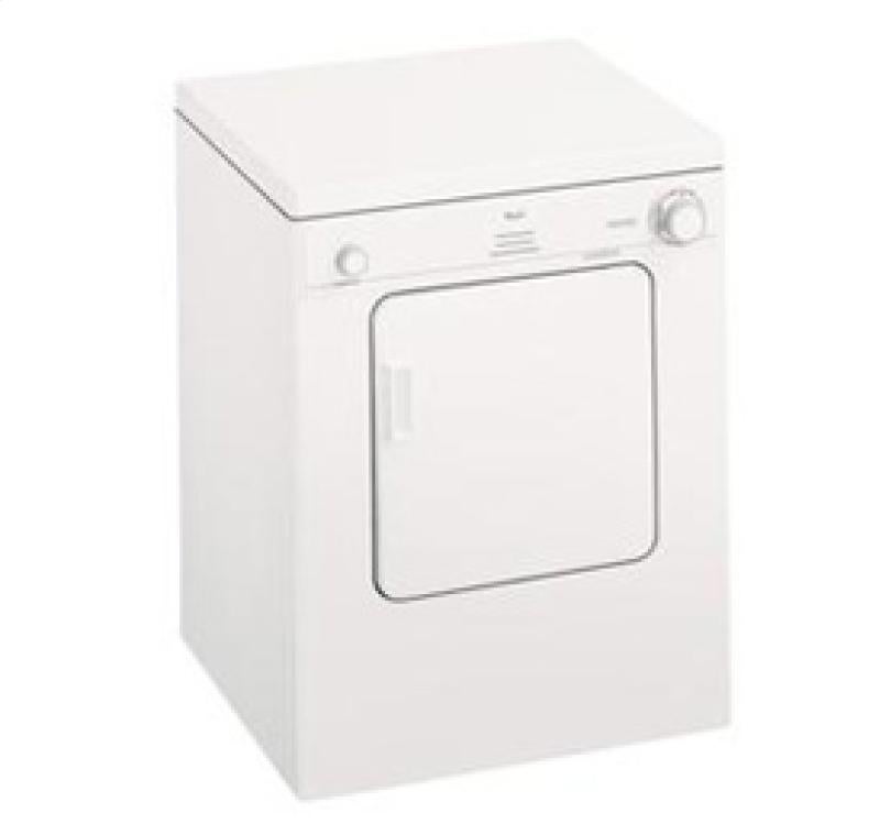 LDR3822PQ  Whirlpool 3.4 cu. ft. Compact Electric Dryer - White