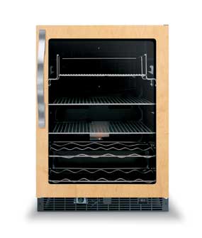 Viking DFUR141 Clear Glass Door with Black Interior