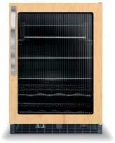 Viking DFUR141F Fluted Glass Door with Black Interior