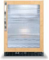 Viking DFUR140F Fluted Glass Door with White Interior