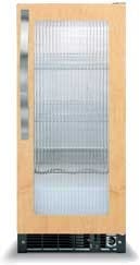 Viking DFUR150F Fluted Glass Door with White Interior