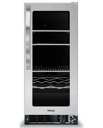 Viking DUAR151SS Clear Glass Door with Black Interior
