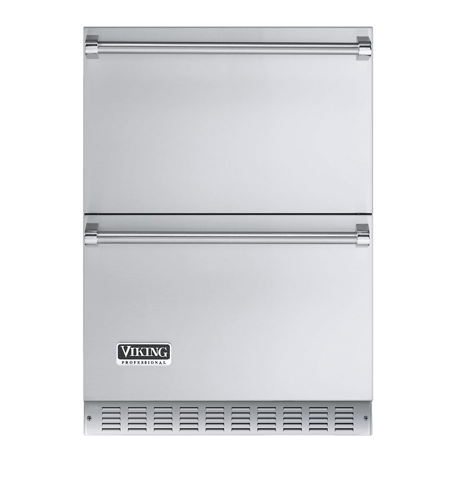 Viking VURD144TSS 24 Inch Undercounter Outdoor Double Drawer