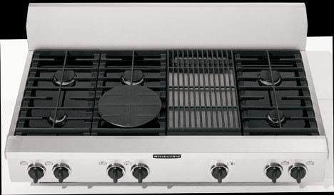 KitchenAid KGCP482KSS 6 Burners with Grill