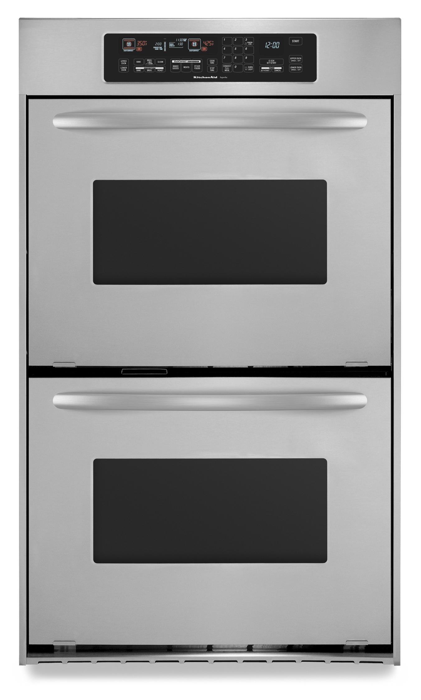 KitchenAid KEBC247VSS 24" Double Electric Wall Oven with 3.1 cu. ft