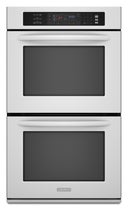 30" Double Electric Wall Oven with Even-Heat True Convection System in Upper Oven & Temperature Probe