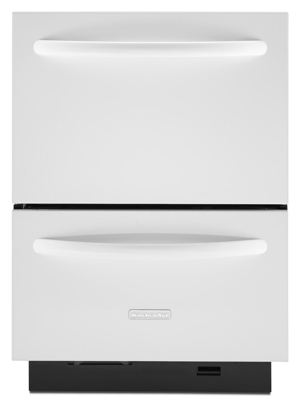 KitchenAid KUDD03DTWH Fully Integrated Double Drawer Dishwasher with 6
