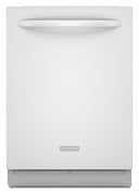 Fully Integrated Dishwasher with 4 Wash Cycles, 5 Options, 4 Wash Arms, Optimum Wash Sensor, Hard Food Disposer, SatinGlide Racks and 54 dBA Sound Rating