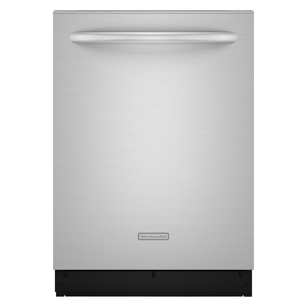 KitchenAid KUDE60FVSS Fully Integrated Dishwasher with 5 Wash Cycles, 6